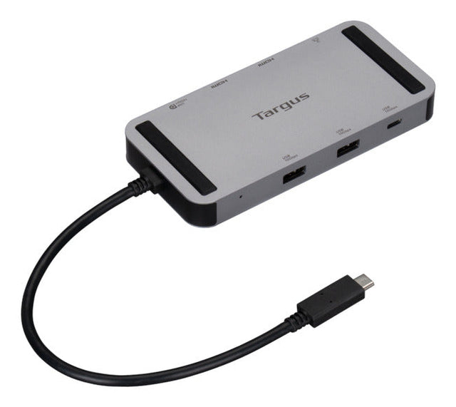 Targus DOCK429GL laptop dock/port replicator Wired USB4 Silver