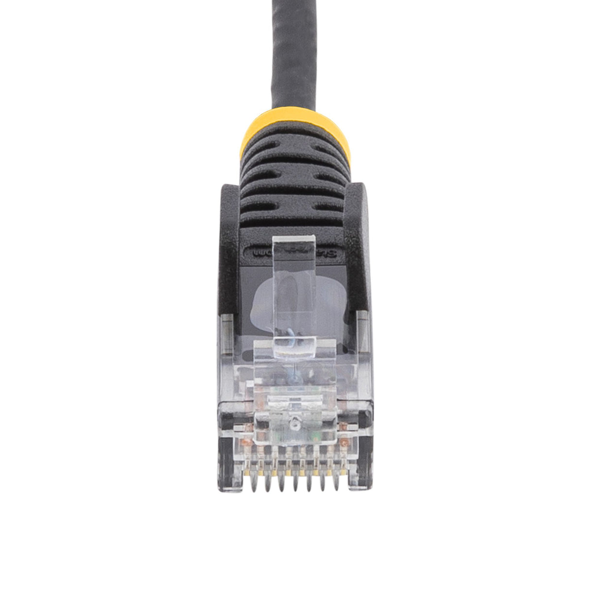 StarTech.com 5ft Black Slim CAT6 Ethernet Cable, Snagless, 100W PoE, UTP, LSZH, 28AWG Pure Bare Copper Wire, Slim RJ45 Network Patch Cord w/Strain Reliefs, Individually Tested