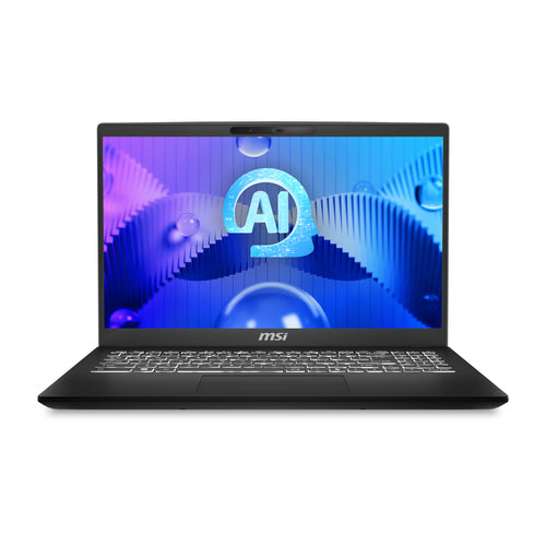 MSI Modern 15 H AI C1MG-040CA Intel Core Ultra 9 185H Laptop 39.6 cm (15.6") Full HD 16 GB DDR5-SDRAM 1 TB SSD Wi-Fi 6E (802.11ax) Windows 11 Home Black