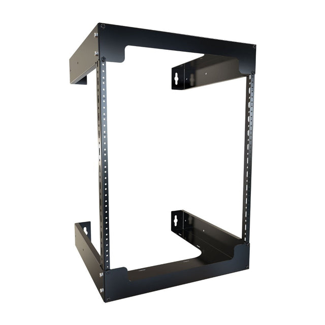 Rack Basics RB-2PW Series, Fixed Wall Mount Equipment Rack, 12U