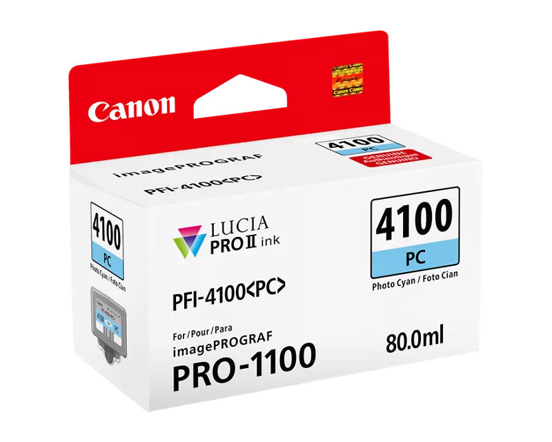 Canon LUCIA PRO II PFI-4100 Photo Cyan Ink Tank