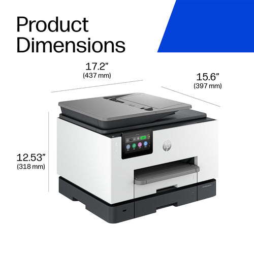 HP OfficeJet Pro 9135 Wireless All-in-One Color Printer, Two-sided printing; Copier, Scanner
