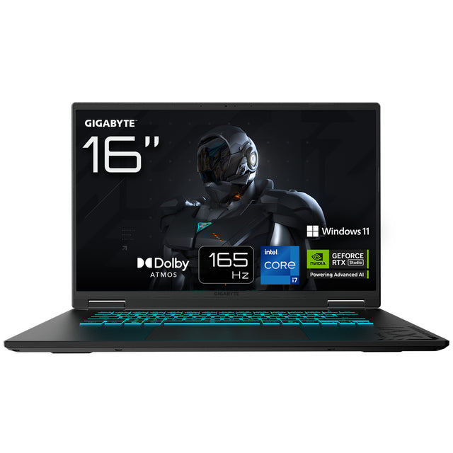 GIGABYTE Gaming A16 CWHI3US894SH Intel® Core™ i7 i7-13620H Laptop 40.6 cm (16") WUXGA 16 GB DDR5-SDRAM 1 TB SSD NVIDIA GeForce RTX 5070 Wi-Fi 6E (802.11ax) Windows 11 Home Black