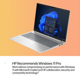 HP ProBook 4 G1i AI PC Wolf Pro Security Edition Intel Core Ultra 7 255U Laptop 40.6 cm (16") WUXGA 16 GB DDR5-SDRAM 512 GB SSD Wi-Fi 6E (802.11ax) Windows 11 Pro Silver