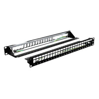 Wavenet Patch Panel Unloaded 24-Port 1U