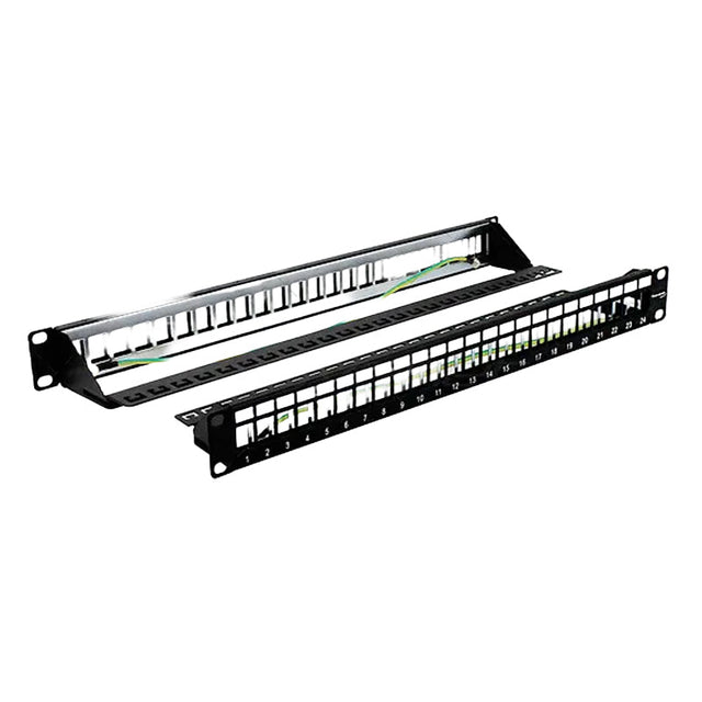 Wavenet Patch Panel Unloaded 24-Port 1U