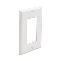 Primewired Decora Wall Plate, Single Gang - White