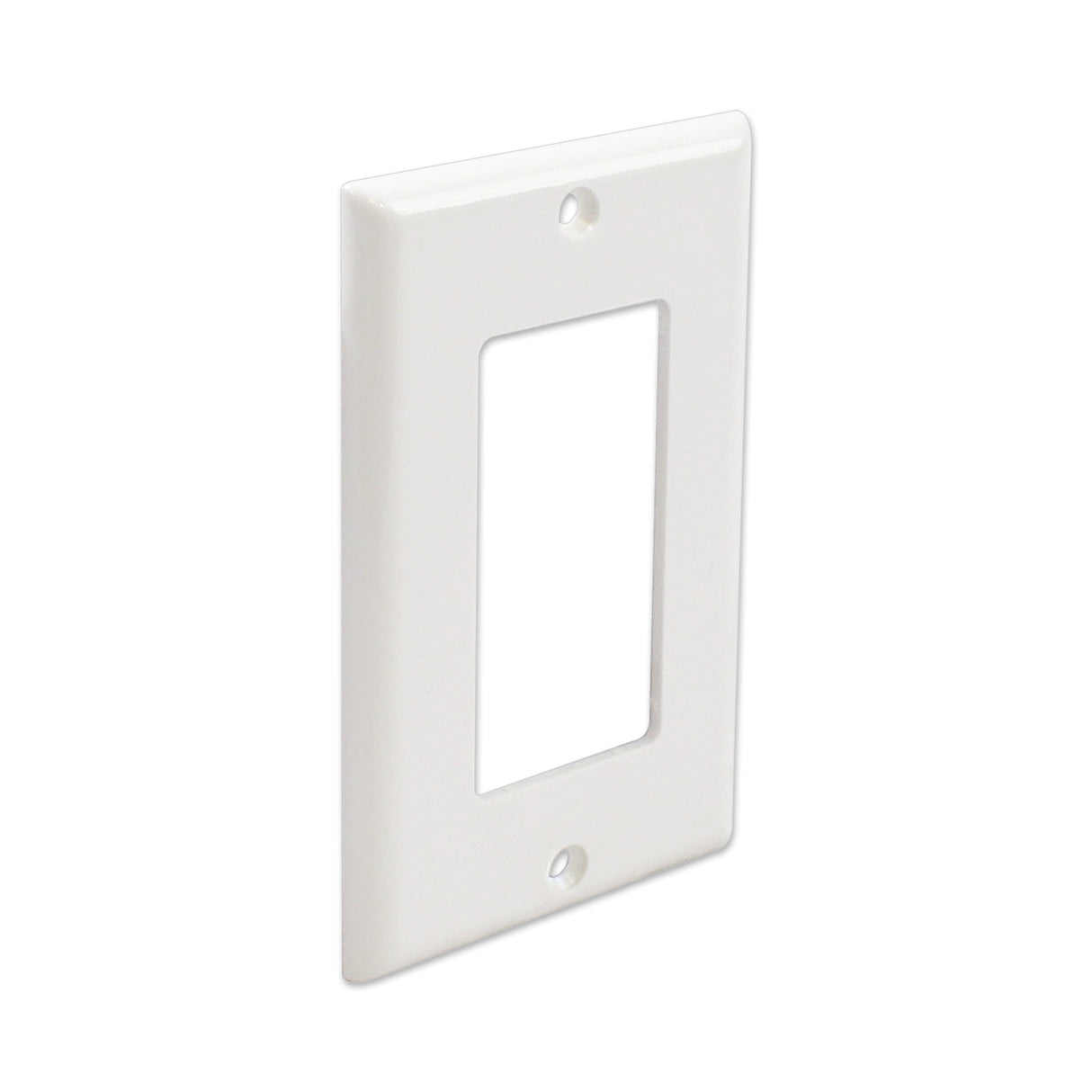 Primewired Decora Wall Plate, Single Gang - White