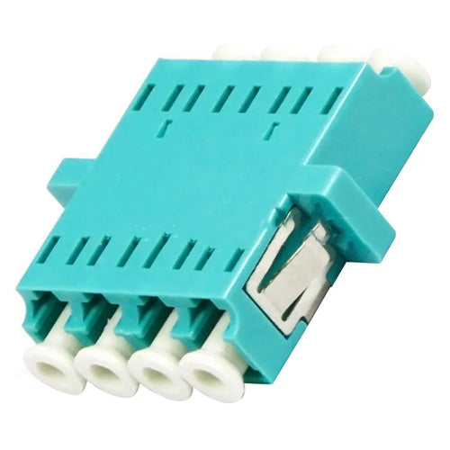 Fiber Coupler LC/LC F/F OM3/4 multimode Quad