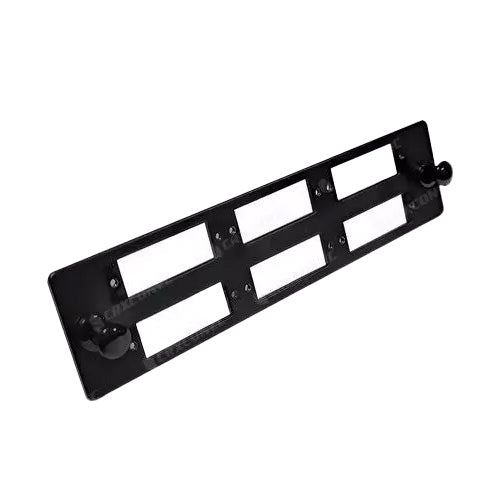 Primewired Fiber Adapter plate LGX with 6 Empty Quad Sots