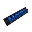 Primewired Fiber Adapter plate LGX with 6 SC Blue Adapters (6 Strands)