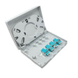Primewired Fiber Distribution Plastic Box  4 Ports Plastic (Surface mount)