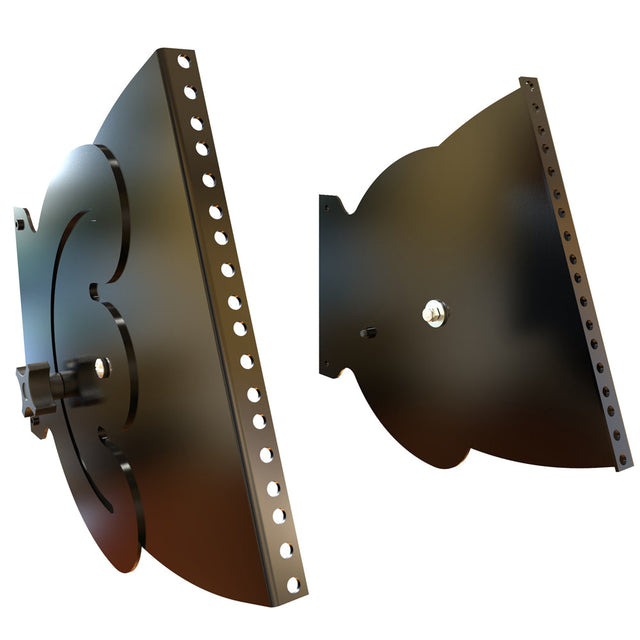 Hammond HLP Series, Round Hole Punched Rotating Mounting Rails 6U