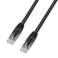 Primewired Patch cord V2, Cat6 UTP, Fluke Tested, 24AWG, Black   7 ft.