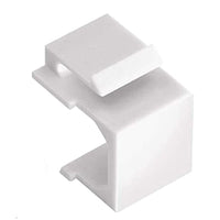 Primewired Keystone Blank Module, White 100pk