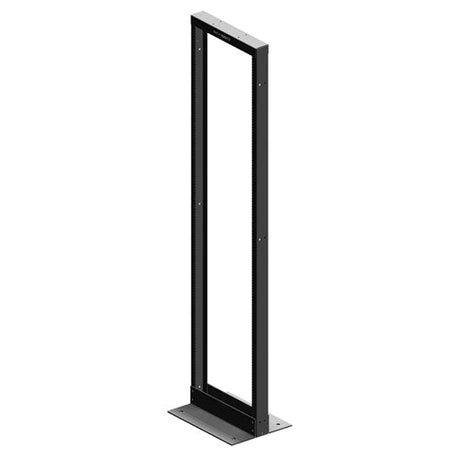 Rack Basics RB-2P Series, 2 Post Welded Open Frame Rack 44U, Double Tapped