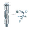 Wall Anchor Kits for Plasterboard size: M5*37mm (12pk)