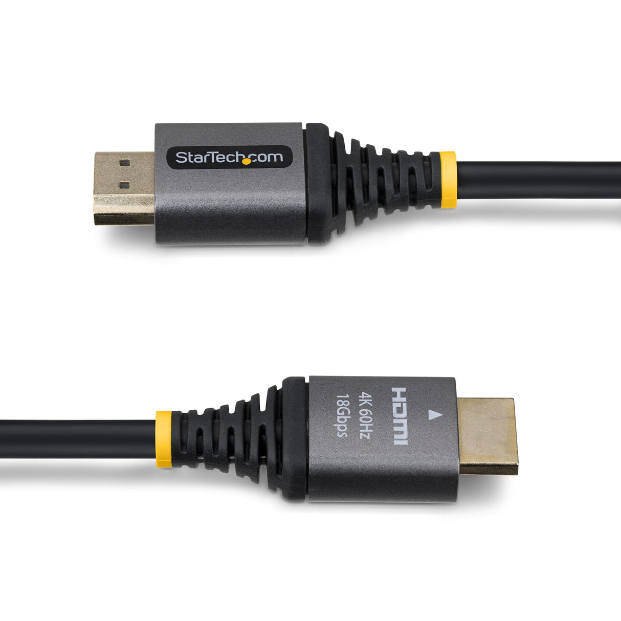 StarTech.com 3ft (91cm) Premium Certified High Speed HDMI Cable, 4K 60Hz/1440p 144Hz, HDMI 2.0 Cable with HDR10/ARC, 18Gbps, 4K HDMI Cord for Monitor/TV/Display, High-Flex TPE Jacket