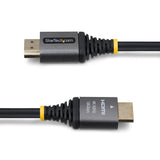 StarTech.com 1ft (30cm) Premium Certified High Speed HDMI Cable, 4K 60Hz/1440p 144Hz, HDMI 2.0 Cable with HDR10/ARC, 18Gbps, 4K HDMI Cord for Monitor/TV/Display, High-Flex TPE Jacket