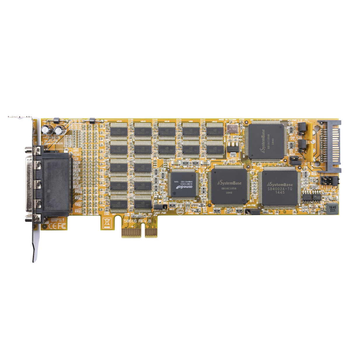 StarTech.com 16-Port Low-Profile Serial Card - RS232 - PCI Express - TAA