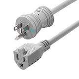 StarTech.com 6ft (1.8m) Hospital-Grade Extension Cord, Green Dot Medical Power Cable, NEMA 5-15P to NEMA 5-15R, 13A 125V, 16AWG, TAA Compliant, UL Listed