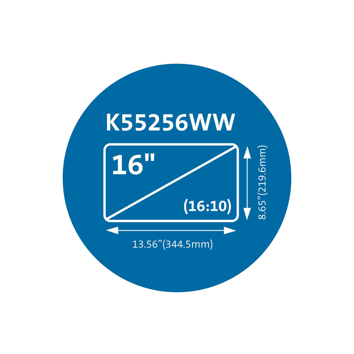 Kensington MagPro Magnetic Privacy Screen Filter for Laptops 16" (16:10)