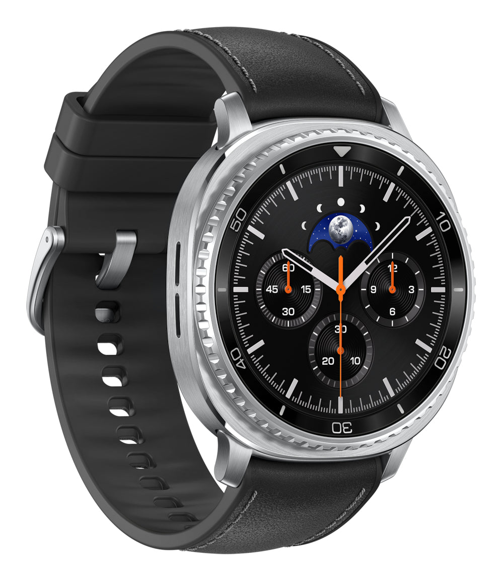 Samsung Galaxy Watch8 Classic 3.3 cm (1.3") AMOLED 46 mm Digital 438 x 438 pixels Touchscreen Silver Wi-Fi GPS (satellite)
