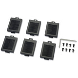 APC NetShelter Cable Management, Mounting Rail Brush Strips, Set of 6, for NetShelter SX 750 mm Wide, Black, 76 x 114 x 13 mm