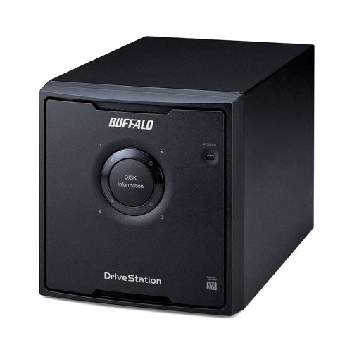 Buffalo DriveStation HD-QHU3 disk array 24 TB Desktop Black