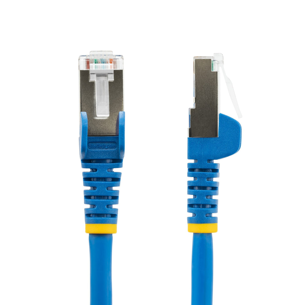 StarTech.com 100ft Blue CAT6a Ethernet Cable, Snagless RJ45, 10GbE, 100W PoE++, S/FTP, LSZH, 27AWG Pure Bare Copper Wire, 500MHz, Shielded Network Patch Cord w/Strain Reliefs, Individually Tested/ETL Verified