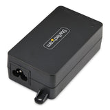 StarTech.com 1-Port 10Gbps PoE++ Injector, 60W, 2.5/5/10G Ethernet/10/100/1000M, PoE++ (802.3af/at/bt), Wall Mountable, Unmanaged Inline Power Over Ethernet, TAA