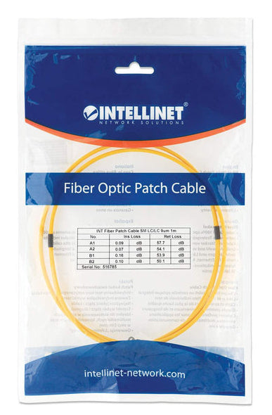 Intellinet 751711 InfiniBand/fibre optic cable 7 m LC SMF Yellow