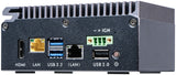 Shuttle Edge PC SPCEL03 , Intel Atom x6413E, 1x HDMI, 2x 2.5G LAN, 1x COM, DIO (4x in, 4x out), 3x USB, 2x M.2, 12-24V, fanless, 24/7, -20... 60°C, incl. VESA & DIN-RAIL mount