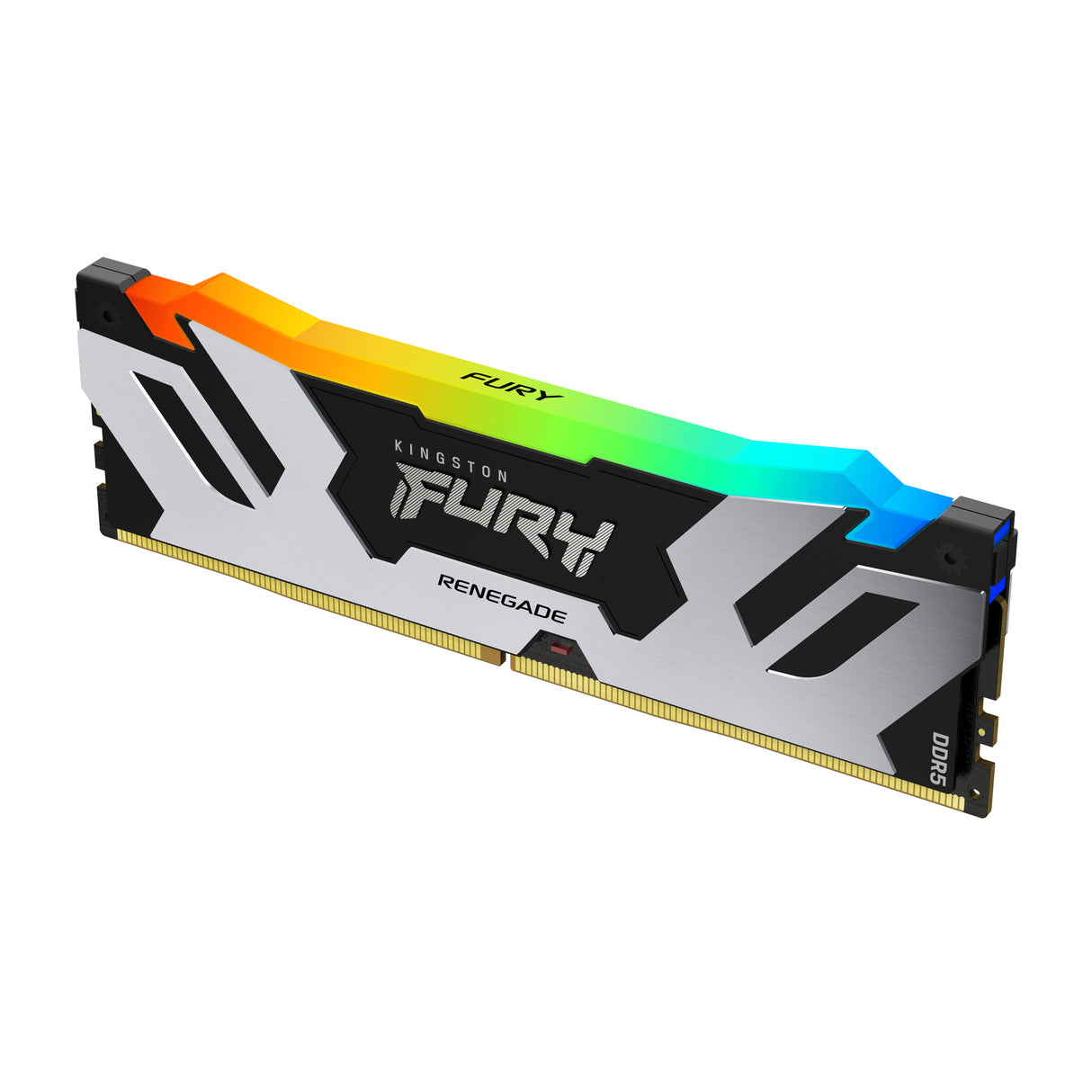 Kingston Technology FURY 48GB 8000MT/s DDR5 CL38 DIMM (Kit of 2) Renegade RGB Silver
