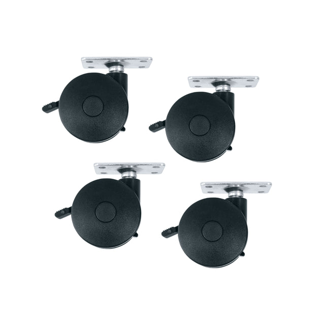 Middle Atlantic Caster Kit for Laminate Racks Heavy Duty