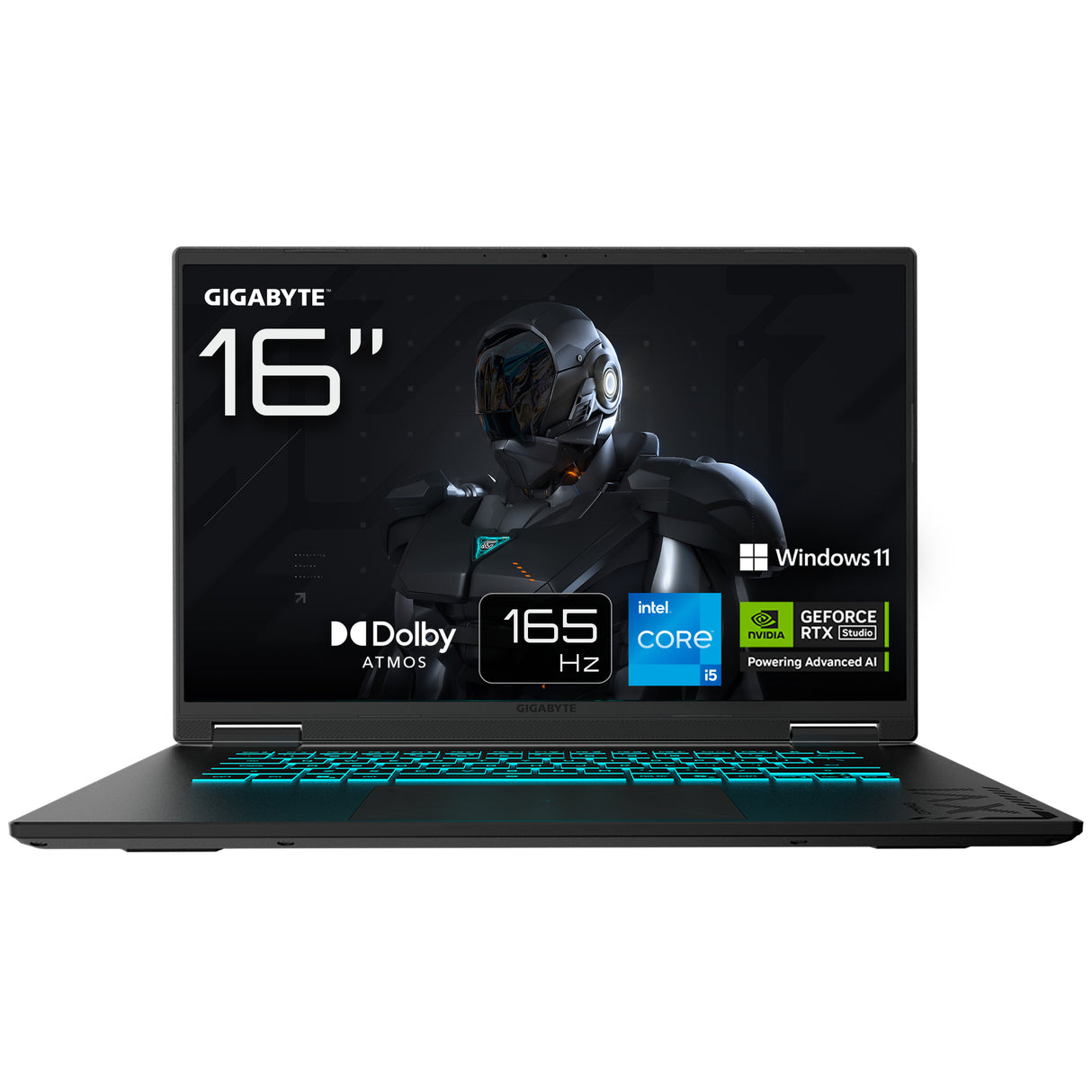GIGABYTE Gaming A16 CTHI3US894SH Intel® Core™ i7 i7-13620H Laptop 40.6 cm (16") WUXGA 16 GB DDR5-SDRAM 1 TB SSD NVIDIA® GeForce RTX™ 5050 Wi-Fi 6E (802.11ax) Windows 11 Home Black