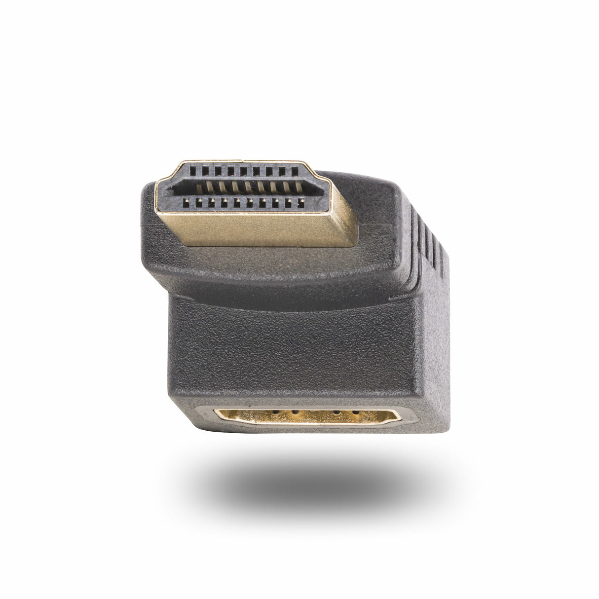 StarTech.com Up Angle HDMI 2.0 Adapter, Male to Female, Vertical 90-Degree Angled HDMI Port Saver, 4K 60Hz, High Speed HDMI Connector Extension, M/F
