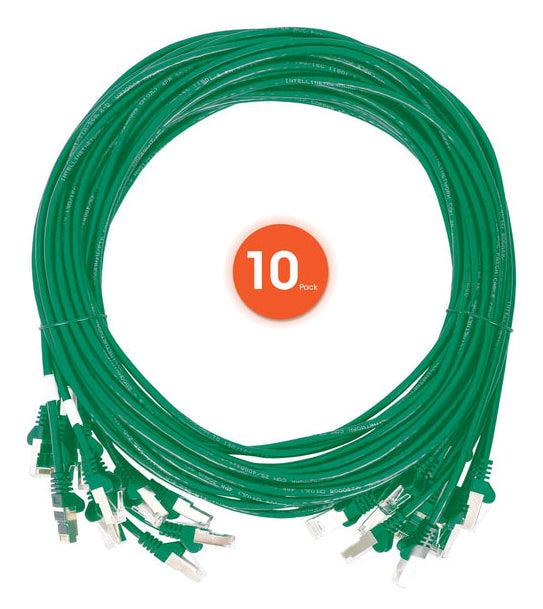 Intellinet 744218 networking cable Green 1 m Cat6 U/UTP (UTP)