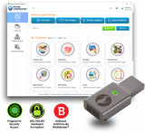 iStorage Kanguru KLPBE30-64G USB flash drive 64 GB USB Type-A 3.2 Gen 1 (3.1 Gen 1) Black