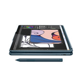 Lenovo Yoga Book 9 13IMU9 Intel Core Ultra 7 155U Hybrid (2-in-1) 33.8 cm (13.3") Touchscreen 2.8K 16 GB LPDDR5x-SDRAM 1 TB SSD Wi-Fi 6E (802.11ax) Windows 11 Home Teal English, French
