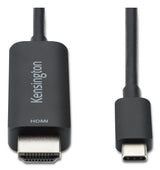 Kensington K38343WW video cable adapter 1.8 m USB Type-C HDMI Black