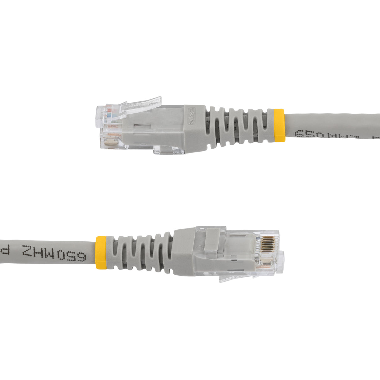 StarTech.com 50ft CAT6 Ethernet Cable - Gray CAT 6 Gigabit Ethernet Wire -250MHz 100W PoE RJ45 UTP Molded Network/Patch Cord w/Strain Relief/ Individually Tested