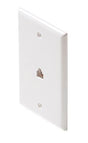Standard 4C Tel Wall Plate 1 port