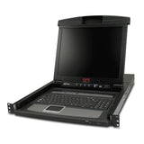 APC 17" Rack LCD Console with Integrated 8 Port Analog KVM Switch