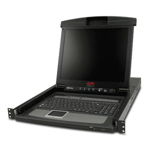 APC 17" Rack LCD Console with Integrated 8 Port Analog KVM Switch