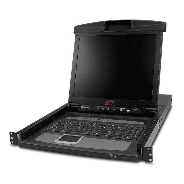 APC 17" Rack LCD Console with Integrated 8 Port Analog KVM Switch