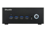 Shuttle Nano PC NA10H7, AMD Ryzen™ 7-8845HS APU, Radeon780M , 2xHDMI, 2xUSB-C 4.0(DP), 2x2.5Gbit LAN, 24/7 permanent operation, incl. VESA