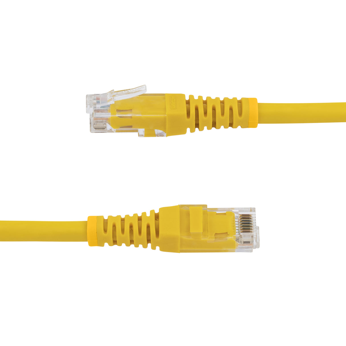 StarTech.com 15ft CAT6 Ethernet Cable - Yellow CAT 6 Gigabit Ethernet Wire -250MHz 100W PoE RJ45 UTP Molded Network/Patch Cord w/Strain Relief/ Individually Tested