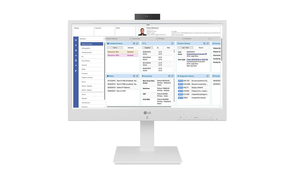 LG 24CR670NK6N All-in-One PC/workstation Intel® Celeron® N5105 60.5 cm (23.8") 1920 x 1080 pixels All-in-One thin client 4 GB 16 GB eMMC Wi-Fi 6 (802.11ax) White