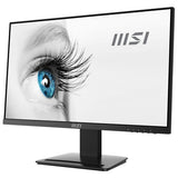 MSI Pro MP243 23.8 Inch Monitor, Full HD (1920 x 1080), 75Hz, IPS, 5ms, HDMI, DisplayPort, Built-in Speakers, Anti-Glare, Anti-Flicker, Less Blue light, TÜV Certified, VESA, Kensington, Black